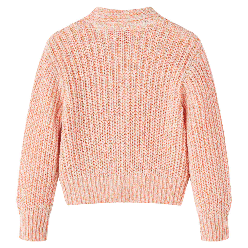 Kids' Cardigan Knitted Mixed Pink 116