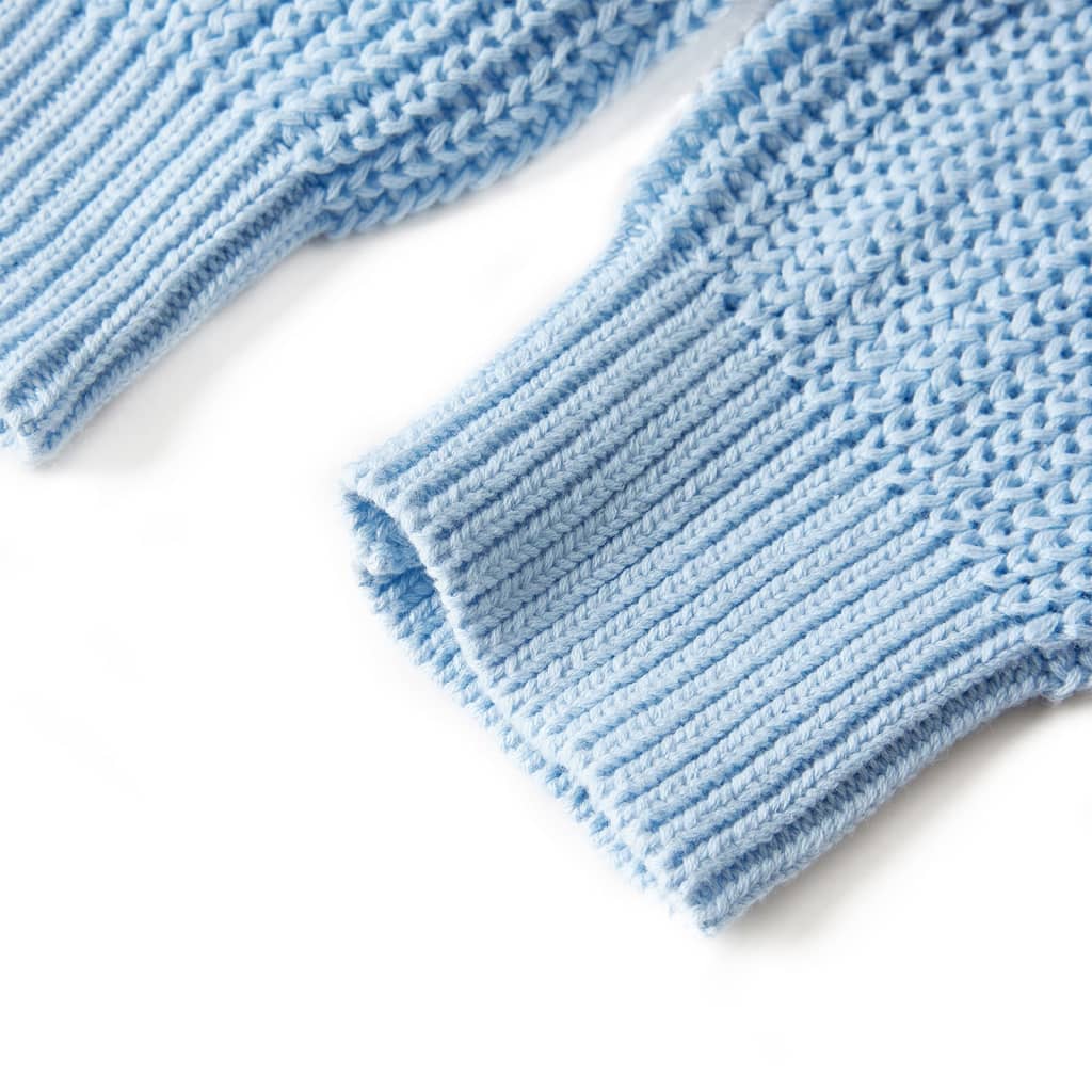 Kids' Cardigan Knitted Blue 104