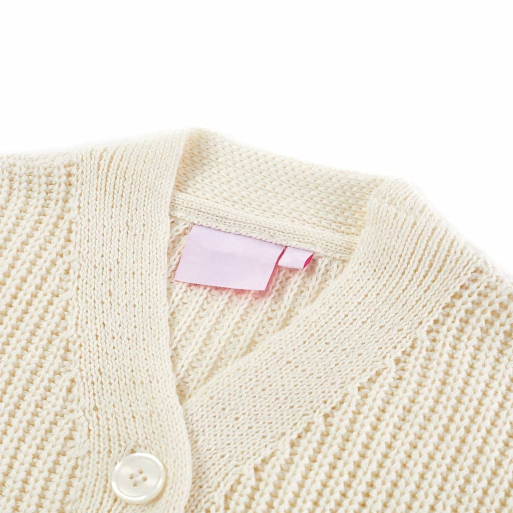 Kids' Cardigan Knitted Snow White 116