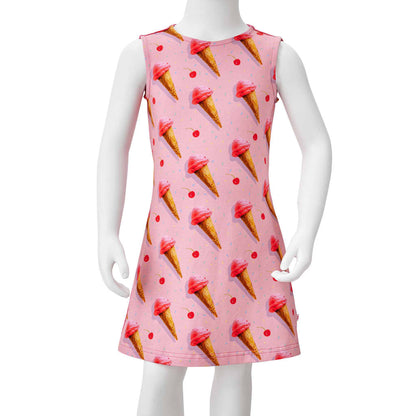 Kids' Dress Bright Pink 116