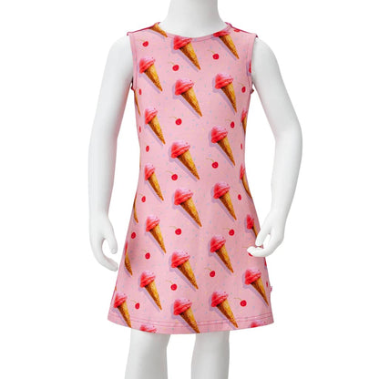 Kids' Dress Bright Pink 140