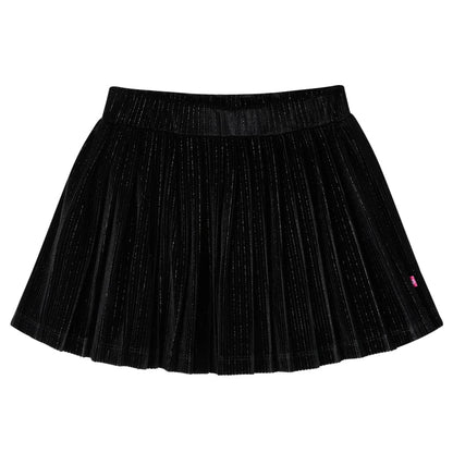 Kids' Pleated Skirt with Lurex Black 104