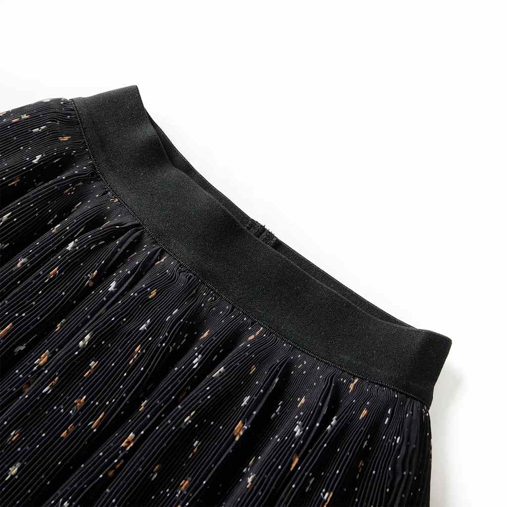 Kids' Skirt Tiered Ruffle Design Black 104