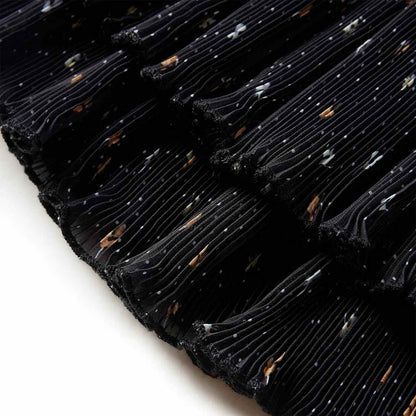 Kids' Skirt Tiered Ruffle Design Black 104