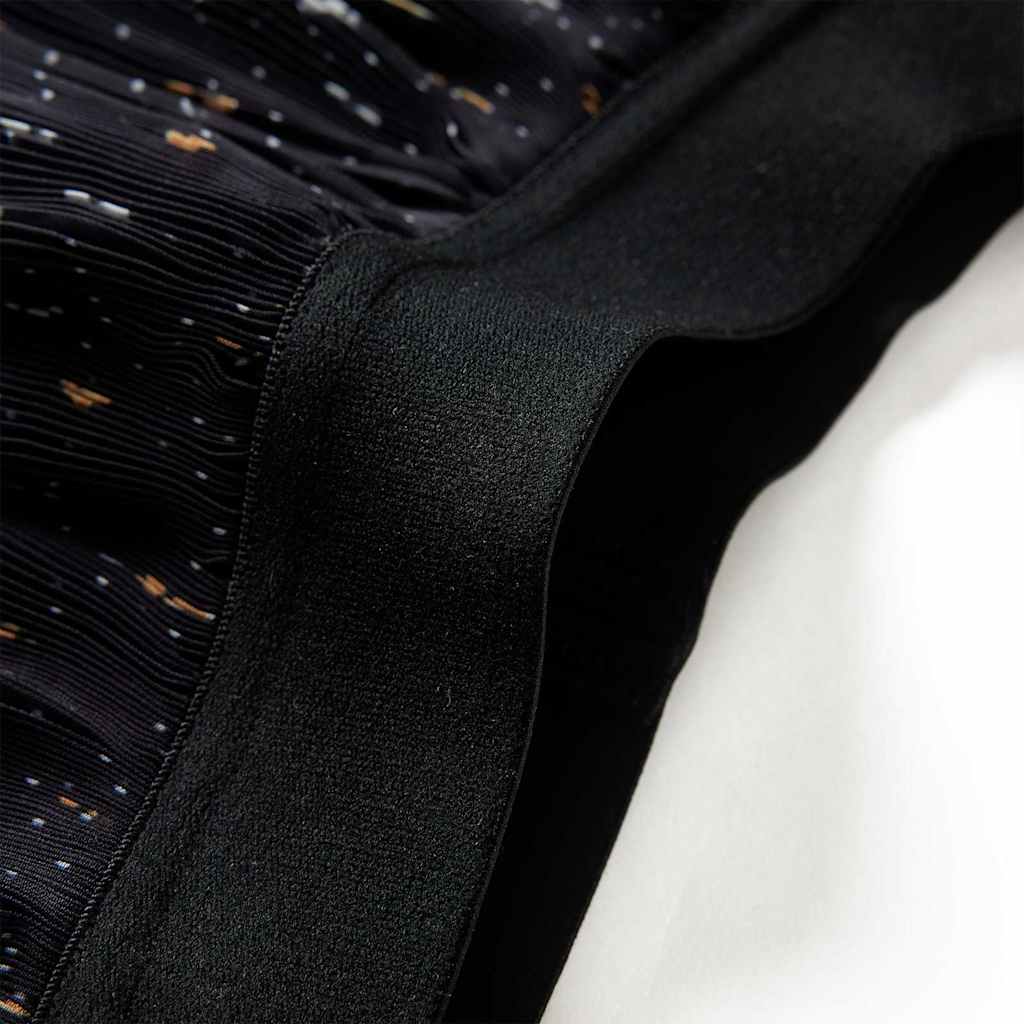 Kids' Skirt Tiered Ruffle Design Black 104
