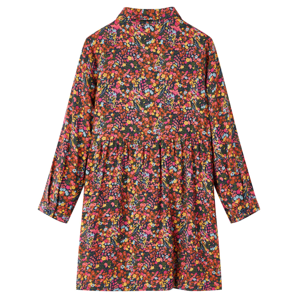 Kids' Dress with Long Sleeves Multicolour 116