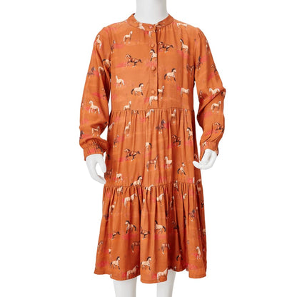 Kids' Dress Cognac 92