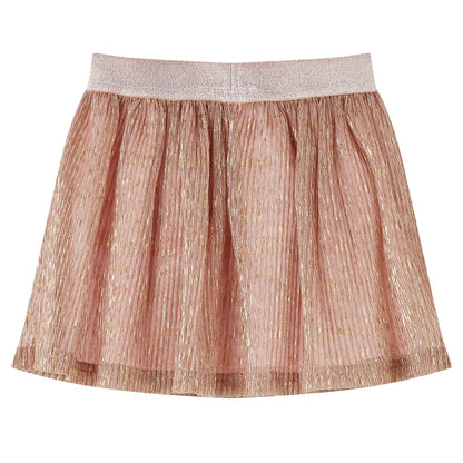 Kids' Skirt with Glitters Soft Pink 104