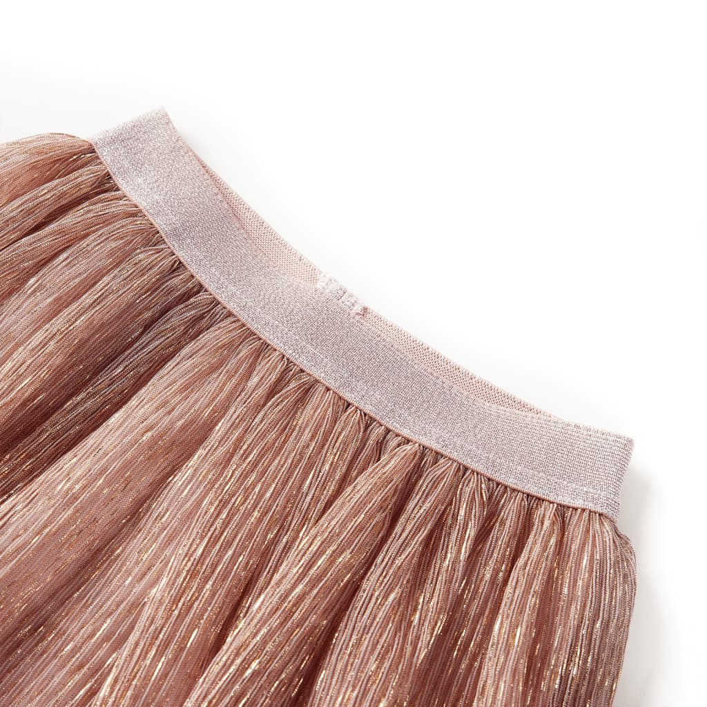 Kids' Skirt with Glitters Soft Pink 104