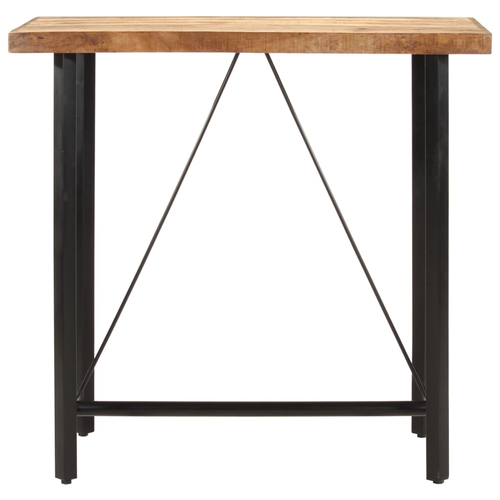 Bar Table 110x55x107 cm Solid Wood Mango and Iron