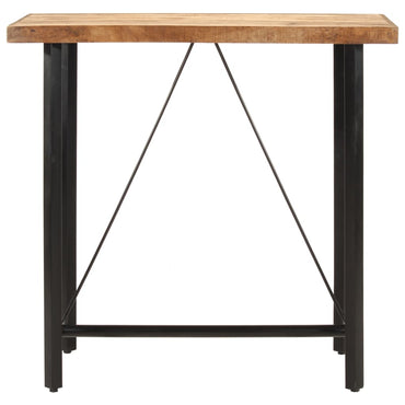 Bar Table 110x55x107 cm Solid Wood Mango and Iron