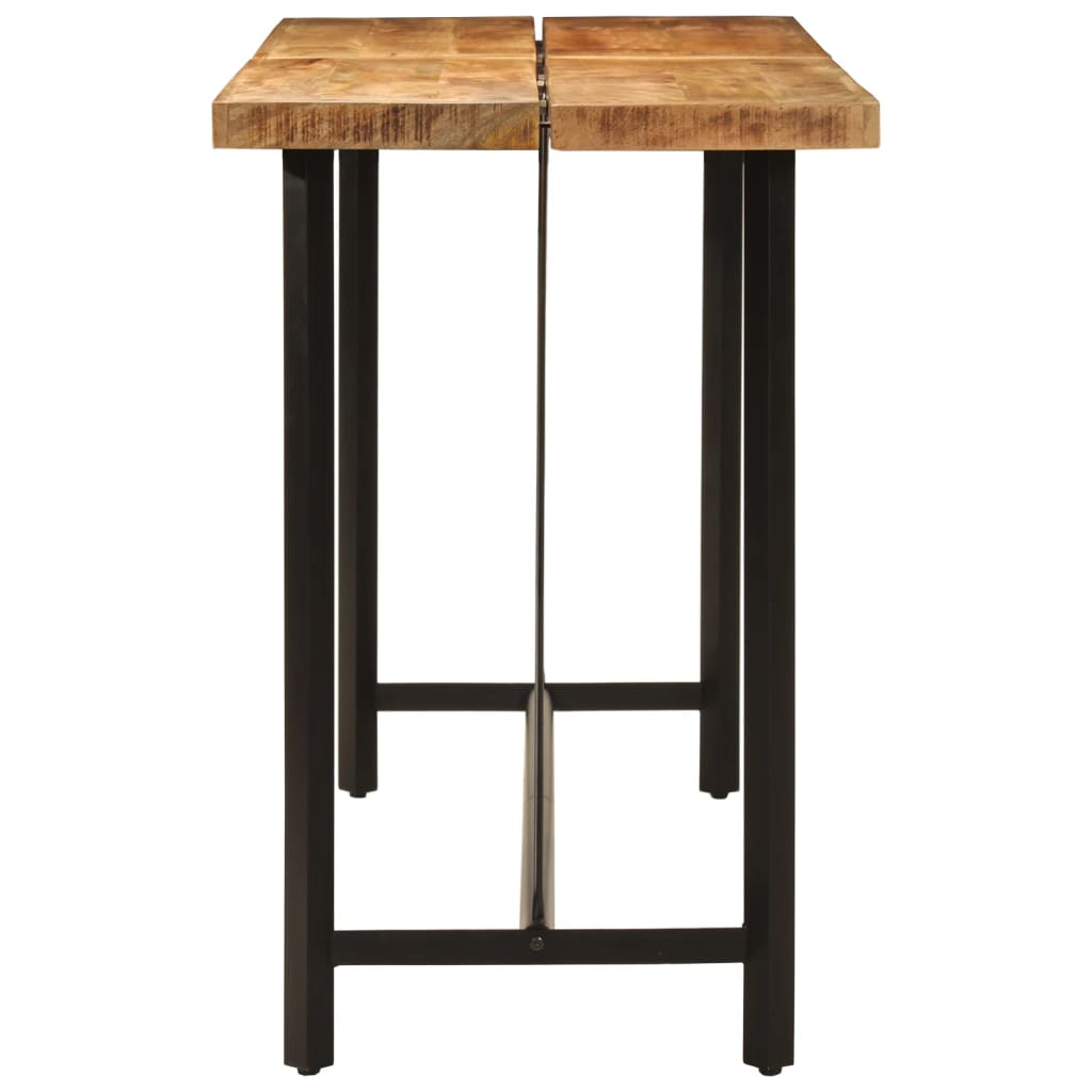 Bar Table 180x70x107 cm Solid Wood Mango and Iron