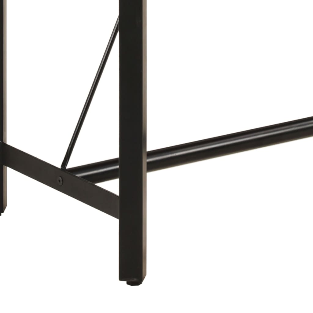 Bar Table 180x70x107 cm Solid Wood Mango and Iron