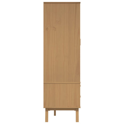 vidaXL Wardrobe White and brown