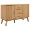 Sideboard OLDEN Brown 44.9"x16.9"x28.9" Solid Wood Pine