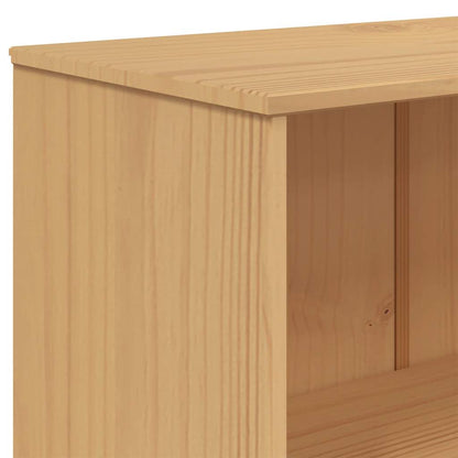 Bookcase 4-Tier OLDEN Brown Solid Wood Pine