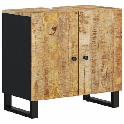 2 Piece Bathroom Furniture Set Solid Wood Mango