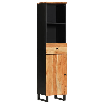 3 Piece Bathroom Furniture Set Solid Wood Acacia