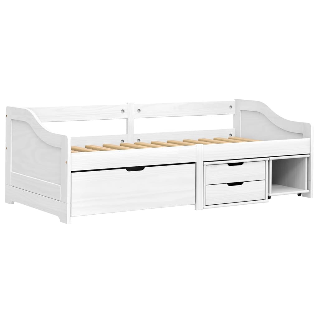 Day Bed | White | Solid pinewood, engineered wood | Single | Day Bed