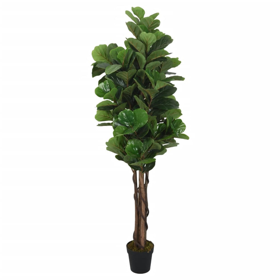 Artificial Fiddle Leaf Fig Tree 232 Leaves 180 cm Green