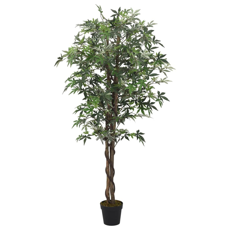 Artificial Maple Tree 672 Leaves 180 cm Green