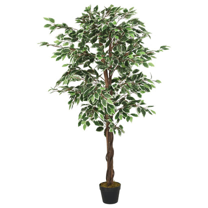 Artificial Ficus Tree 378 Leaves 80 cm Green