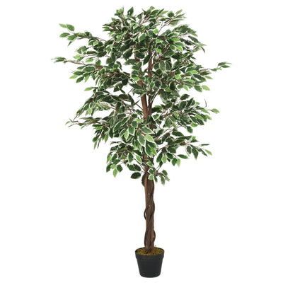 Artificial Ficus Tree 378 Leaves 80 cm Green