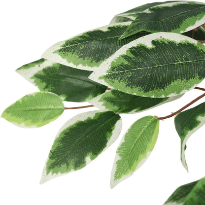 Artificial Ficus Tree 630 Leaves 120 cm Green