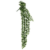 Artificial Hanging Plants 12 pcs 339 Leaves 90 cm Green and White