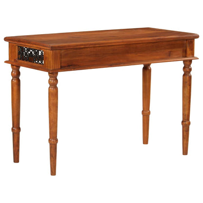 Desk with Drawer 110x50x76 cm Solid Wood Acacia
