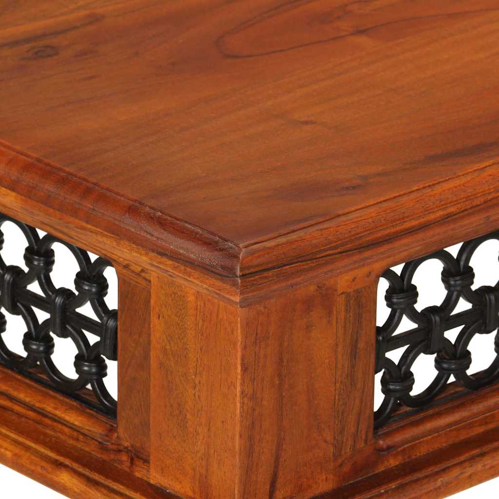 Desk with Drawer 110x50x76 cm Solid Wood Acacia