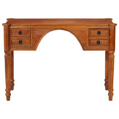 Desk with Drawers 110x50x76 cm Solid Wood Acacia