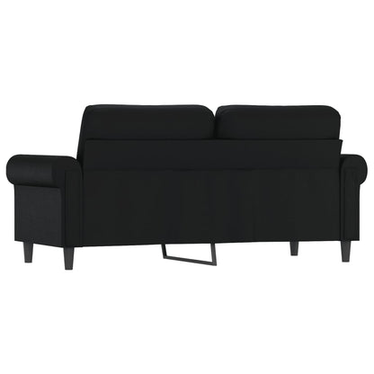 2-seater Sofa Black Faux leather, metal, foam 2-seater Tough