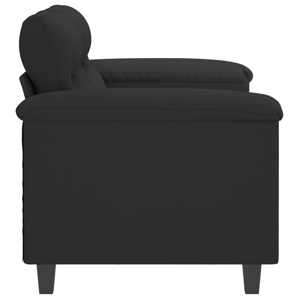 2-seater Sofa Black