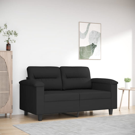 2-seater Sofa Black