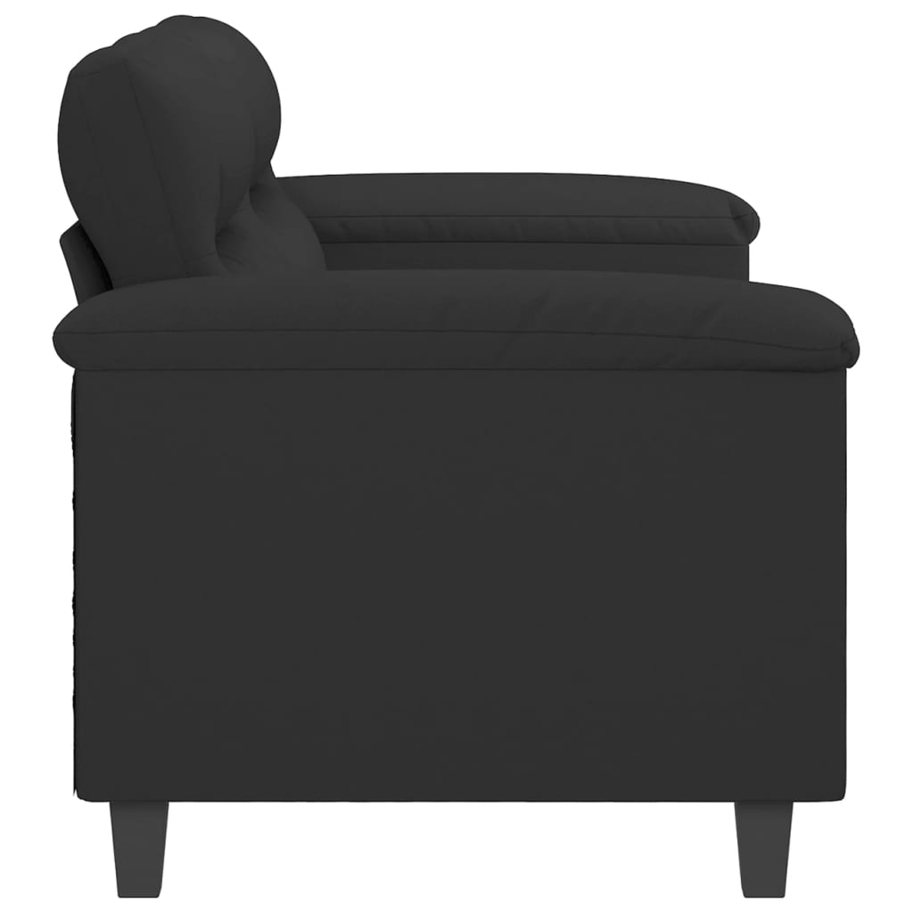 2-seater Sofa Black