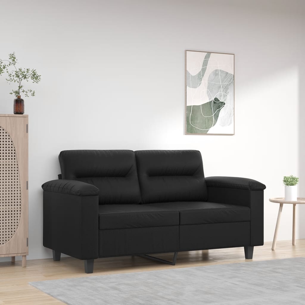 2-seater Sofa Black