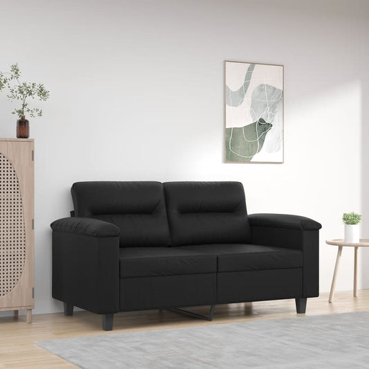 2-seater Sofa Black
