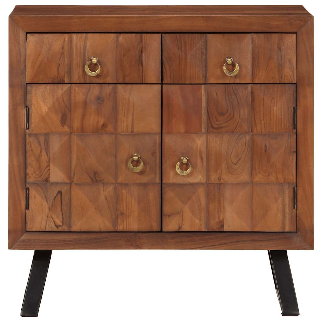 Drawer Cabinet Honey Brown 70x35x70 cm Solid Wood Acacia