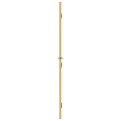 Interior Door Slim Golden 102.5x201.5 cm Tempered Glass and Aluminium