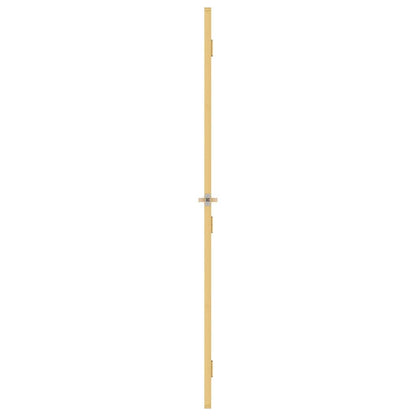 Interior Door Slim Golden 93x201.5 cm Tempered Glass and Aluminium