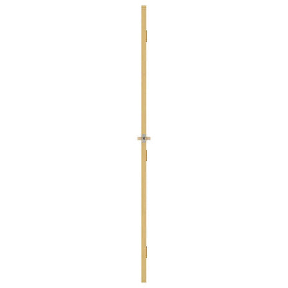 Interior Door Slim Golden 93x201.5 cm Tempered Glass and Aluminium