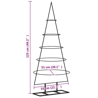 | Metal Christmas Tree | with Stand 125 cm Powder-coated steel