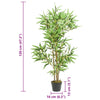 Artificial Bamboo Tree 552 Leaves 120 cm Green