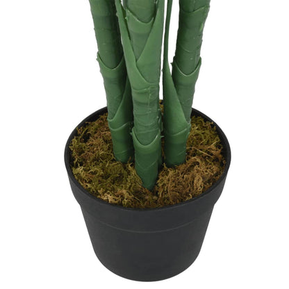 Artificial Palm Tree 28 Leaves 120 cm Green