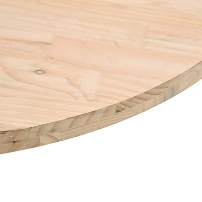 Table Top Round Ø50x3 cm Solid Wood Pine