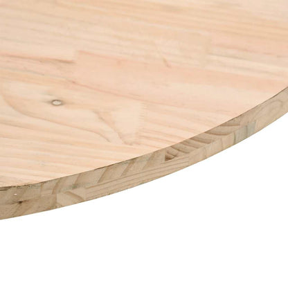 Table Top Round Ø60x3 cm Solid Wood Pine