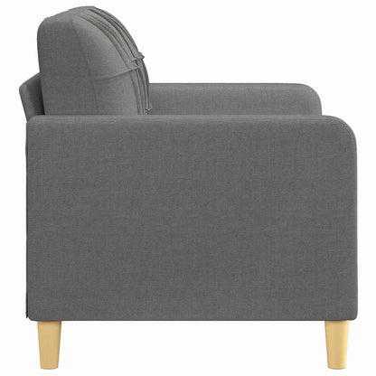 2-seater Sofa Dark grey Fabric (100% polyester), metal, textilene