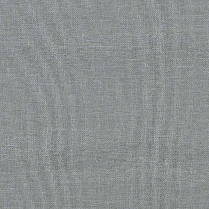 2-seater Sofa Light grey Fabric (100% polyester), Metal, Textilene