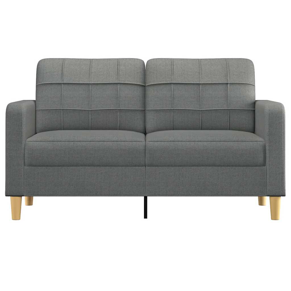 2-seater Sofa Dark Grey Polyester 55.1 in Seat width Durable